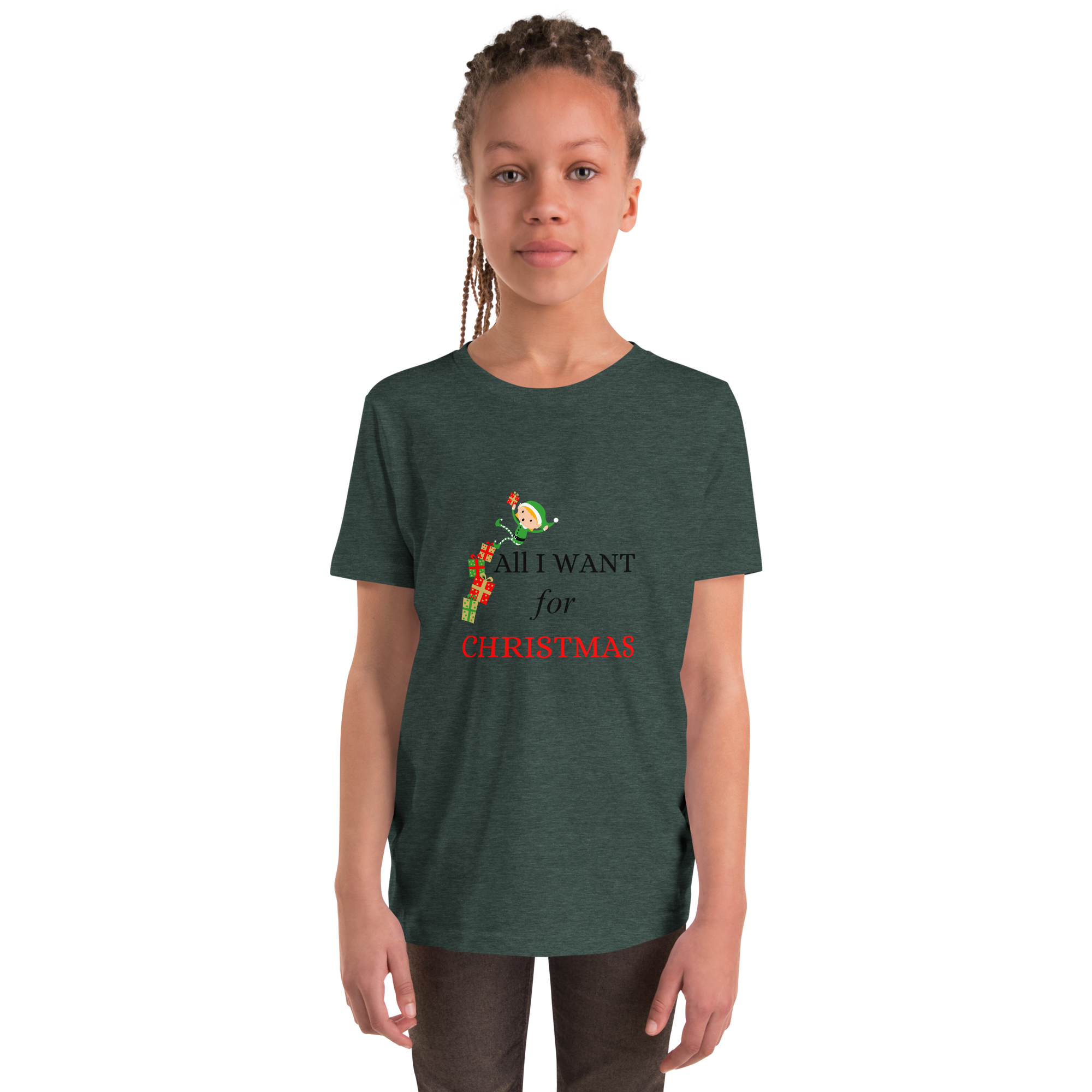 youth-staple-tee-heather-forest-front-673b6f83bb2c5.png